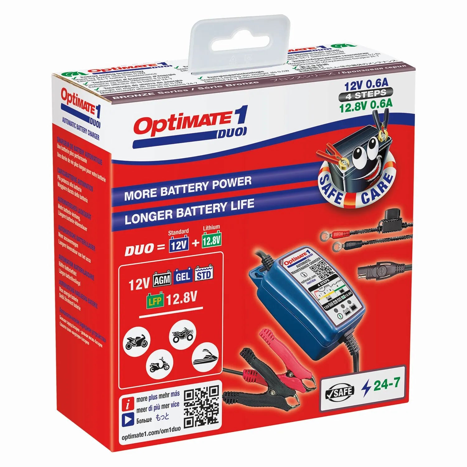 Incarcare si intretinere baterie moto | OPTIMATE 1 DUO