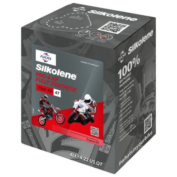 Ulei de motor sintetic Silkolene Pro 4 15W50 4T