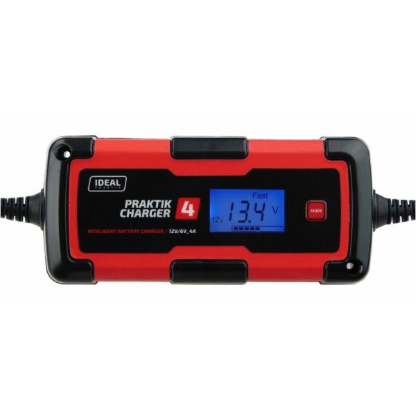 Redresor Baterie moto | PRAKTIK CHARGER 4 LCD