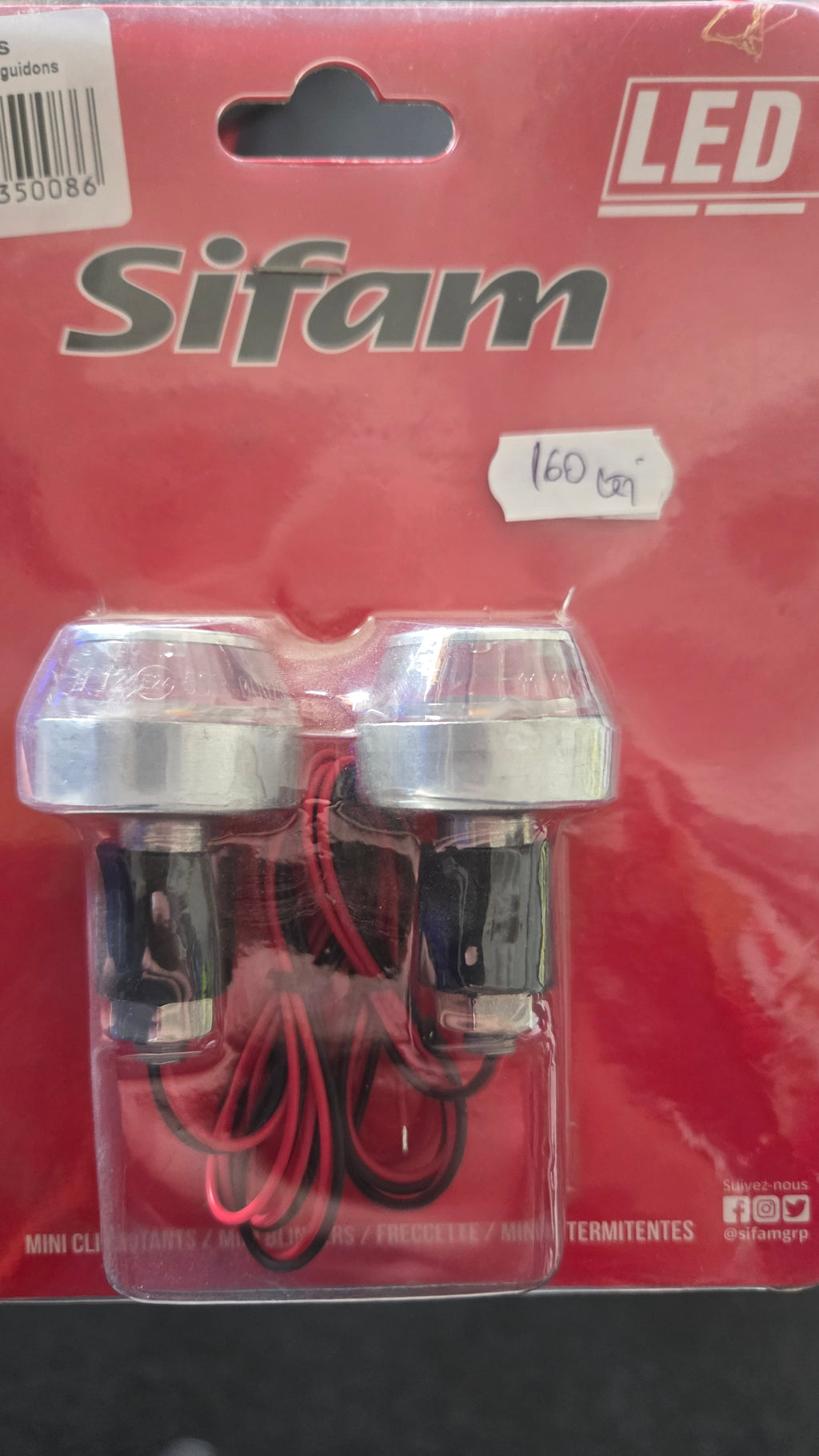 SIFAM - Set Semnalizatoare [LED] [CE] - tip capete de bara Silver