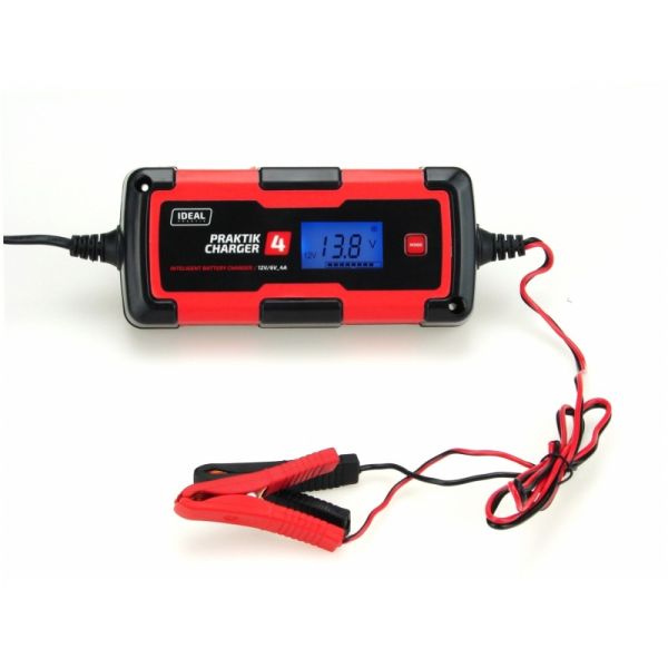 Redresor Baterie moto | PRAKTIK CHARGER 4 LCD