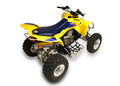 Toba de esapament Yoshimura USA RS2 inoxidabil/alu cu capac din otel pentru Suzuki LT-Z400