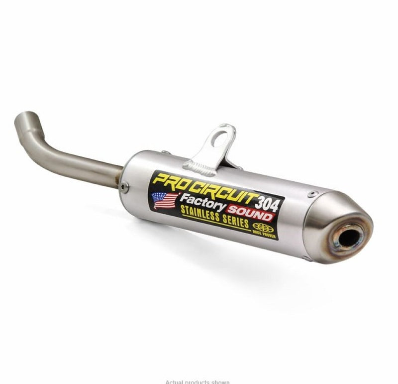 Toba de eșapament PRO CIRCUIT 304 aluminiu periat/oțel inoxidabil Capăt Yamaha YZ65