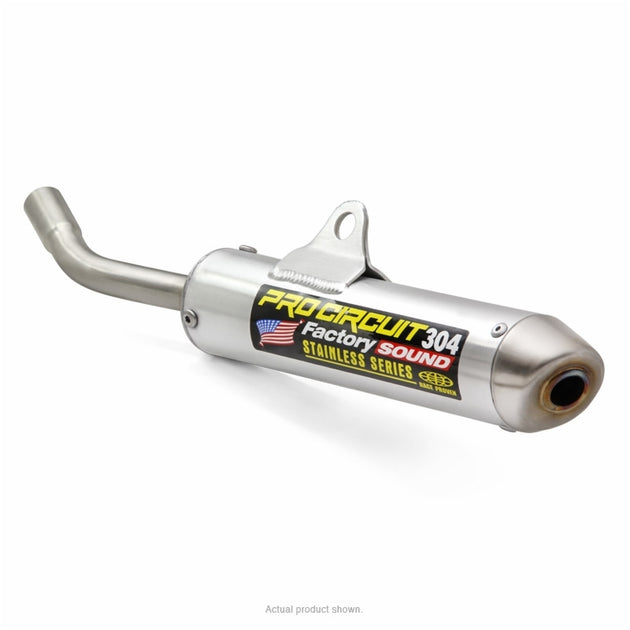 Toba de eșapament PRO CIRCUIT 304 aluminiu periat/oțel inoxidabil Capăt Yamaha YZ85