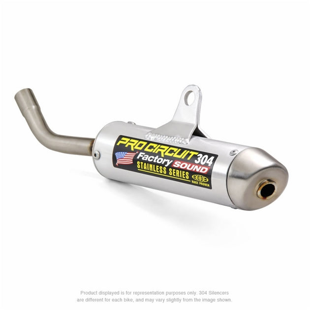 Toba de eșapament PRO CIRCUIT 304 din aluminiu periat/oțel inoxidabil capac KTM/Husqvarna