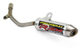 Toba de toba PRO CIRCUIT R-304 aluminiu periat/otel inoxidabil capac de capat KTM SX50