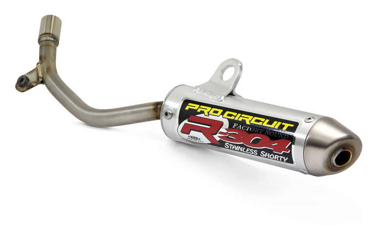 Toba de eșapament PRO CIRCUIT R-304 aluminiu periat/oțel inoxidabil Capătă KTM/Husqvarna