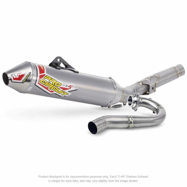 Sistem complet de evacuare PRO CIRCUIT Ti-4R - Titan Honda CRF450R