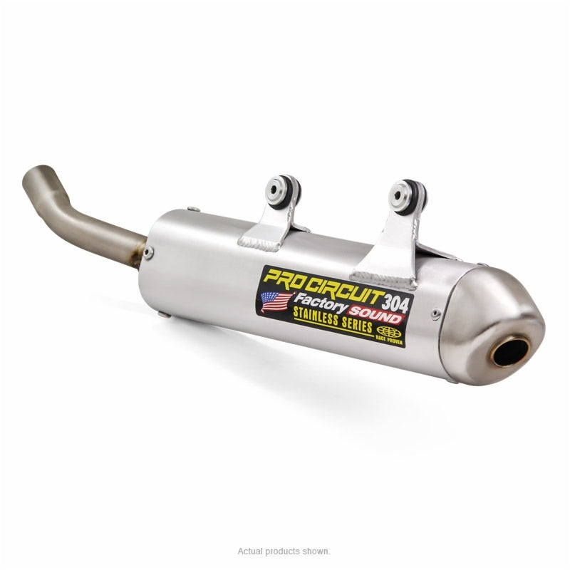 Toba de eșapament PRO CIRCUIT 304 aluminiu periat/oțel inoxidabil Capac de capăt gaz gaz EC2500/300
