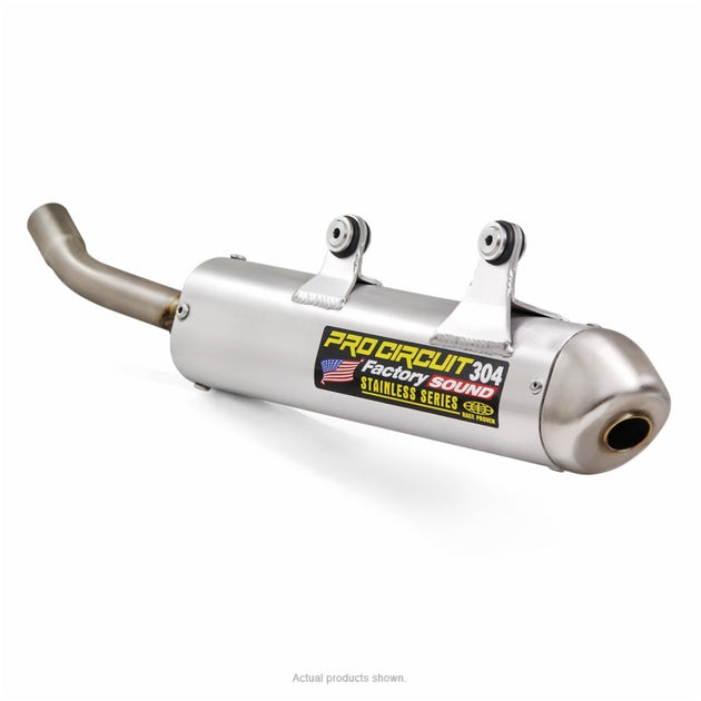 Toba de eșapament PRO CIRCUIT 304 aluminiu periat/oțel inoxidabil Capac de capăt gaz gaz EC2500/300
