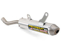 Toba de eșapament PRO CIRCUIT 304 din aluminiu periat/oțel inoxidabil Capăt Kawasaki KX125