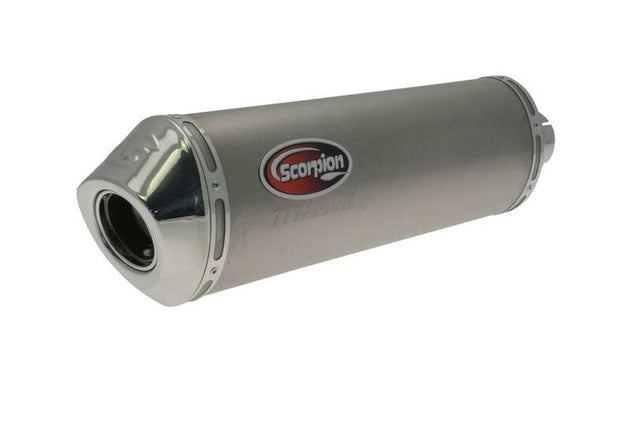 Toba de toba OVALA SCORPION TITANIUM LUNGIME 450MM PENTRU SV650 99-09