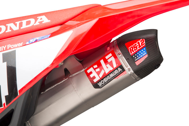 Sistem complet de evacuare YOSHIMURA RS-12 Signature Series Titan/Titan/Carbon - Honda CRF250R