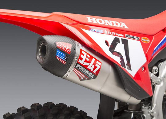 Amortizor de zgomot YOSHIMURA RS-12 Signature Series Oțel inoxidabil/Carbon - Honda CRF250R/RX