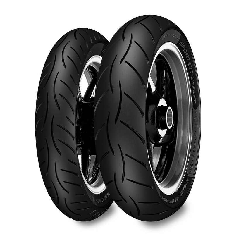 METZELER Tyre SPORTEC STREET (F/R) 70/90-17 M/C 38S TL