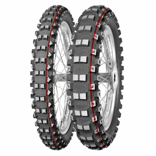 MITAS Tyre TERRA FORCE-MX MH 110/90-19 NHS 62M TT MEDIUM TO HARD RED GREEN