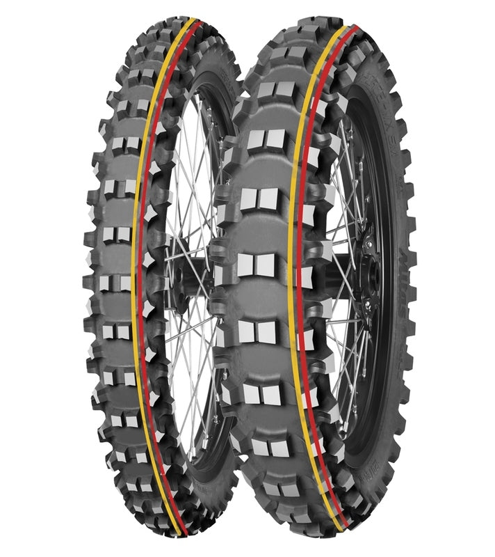 MITAS Tyre TERRA FORCE-MX SM 110/90-19 NHS 62M TT SOFT TO MEDIUM RED YELLOW