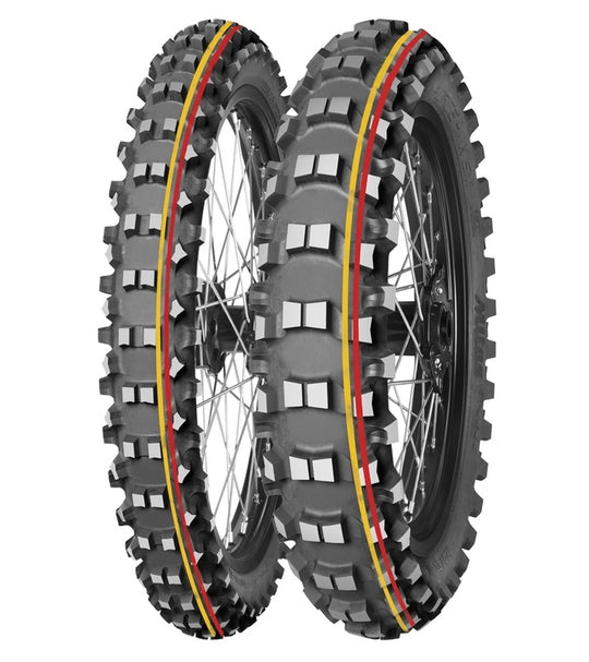 MITAS Tyre TERRA FORCE-MX SM 110/90-19 NHS 62M TT SOFT TO MEDIUM RED YELLOW