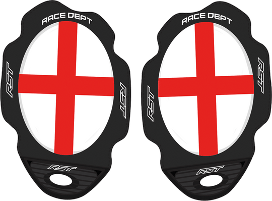 Protectii moto unisex | Flag Series George Cross Knee Sliders